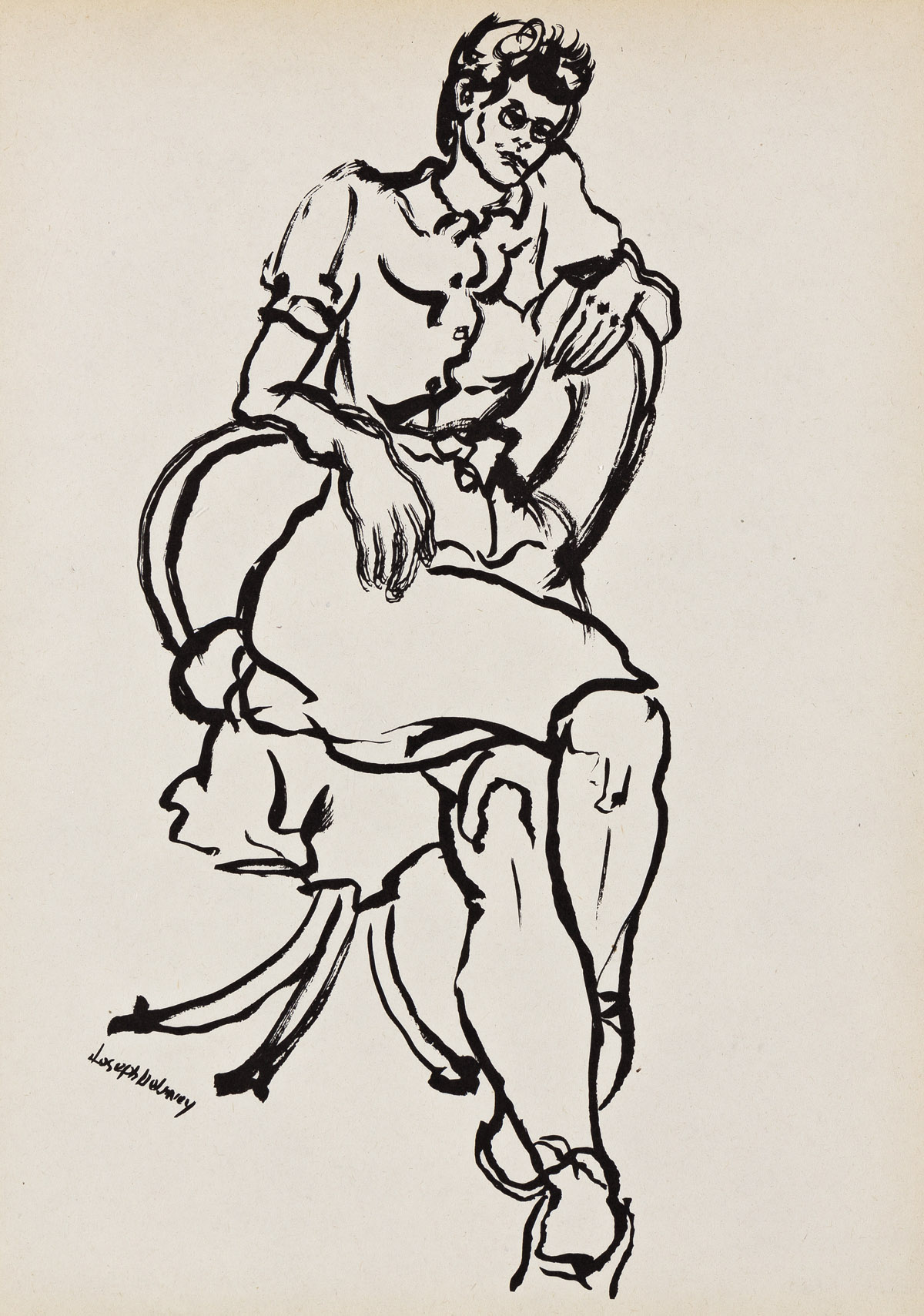 JOSEPH DELANEY (1904-1991) Pair of Drawings.